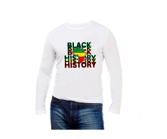 Black History - Long Sleeve Shirt Sweatshirt