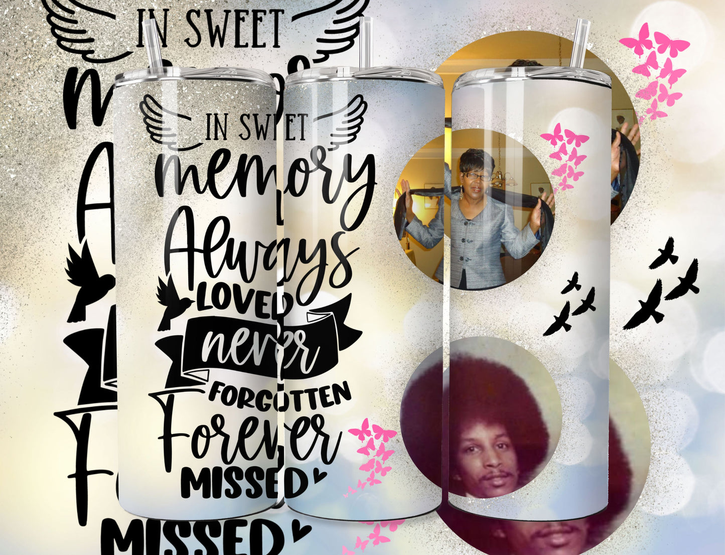 Memorial Photo Tumbler