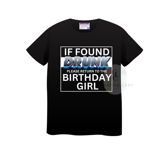 Birthday Gang Shirts - Drunken/Sober Crew