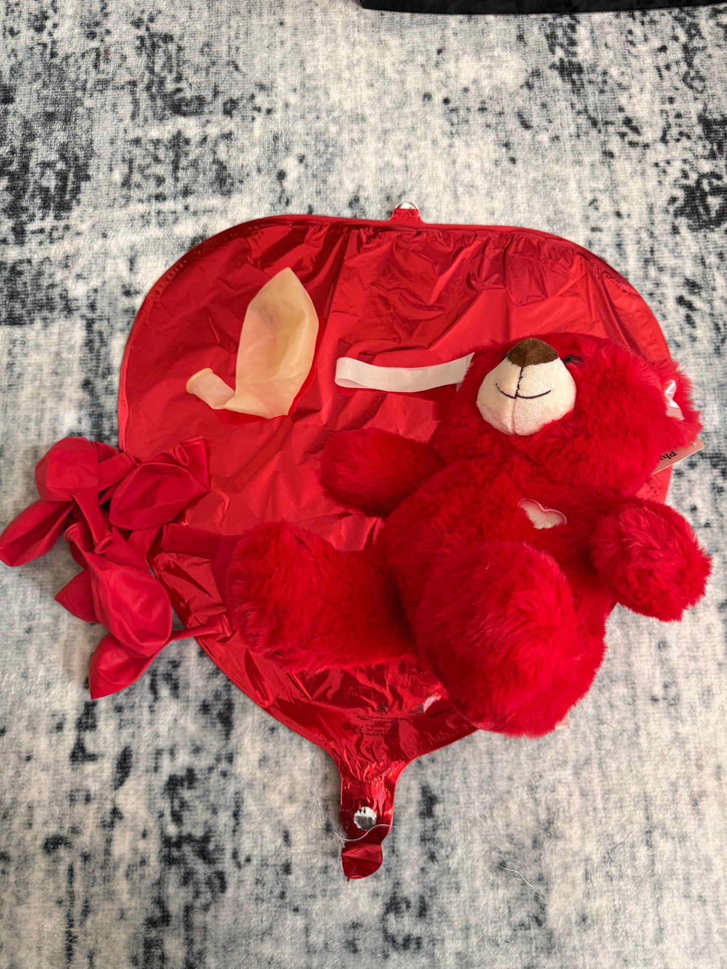 Valentine Stuffed Balloon Kit - UNSTUFFED