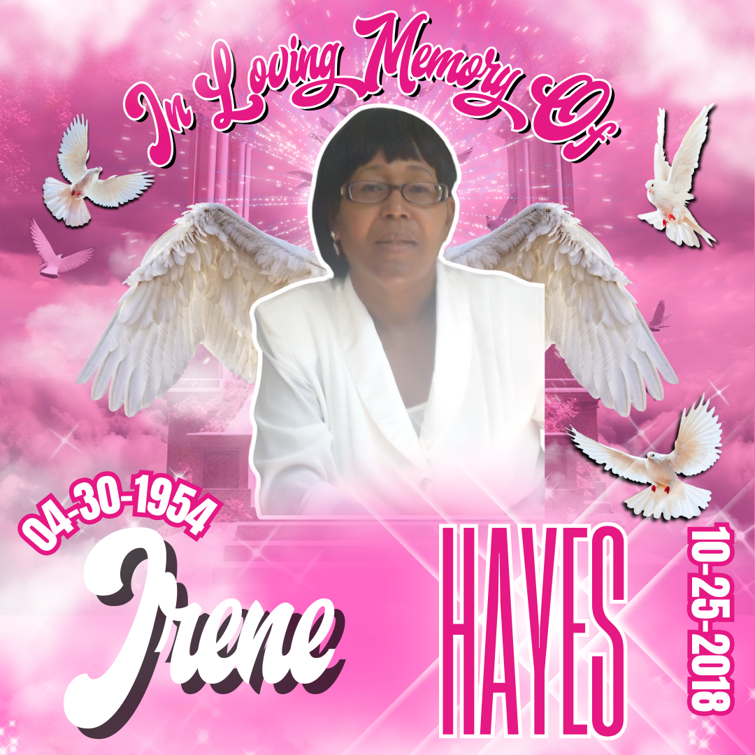 Pink Memorial Digital Items - Canva